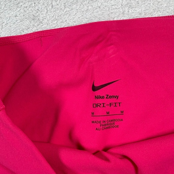 Nike Zenvy High Waisted 7/8 Leggings Women Medium Rush Pink Stretch Dri Fit Yoga - Picture 6 of 7